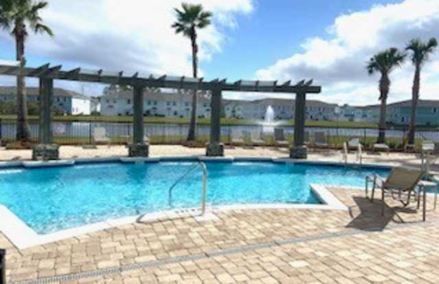 FURNISHED!!! BEAUTIFUL 3 BEDROOM 2.5 BATH TOWN HOME COMMUNITY POOL!! Located close to Navy base, Beaches and Pier Park!-Trash and lawn care included! - 7578 Shadow Lake Drive, Bay County, FL 32407