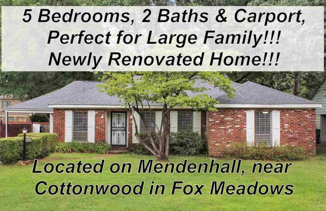 2962 S MENDENHALL - 2962 South Mendenhall Road, Memphis, TN 38115