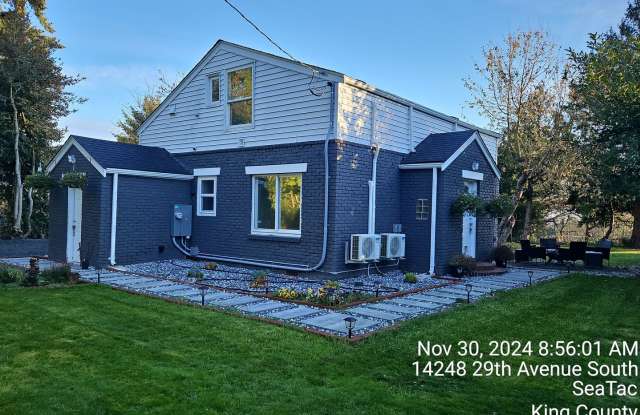 SeaTac Home For Rent - Beautiful Cottage Style Home. 3 Bedrooms, 2 Bathrooms. Available Now! - 14244 29th Avenue South, SeaTac, WA 98168
