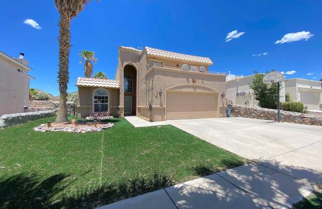 West El Paso 3 bed refrig A/C Home with Pool! - 7107 Desert Jewel Drive, El Paso, TX 79912