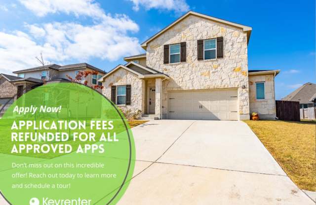*** Property Special!! All Application Fee's Refunded for an Approved Application! *** Meet Your Next Happy Place in Hutto! - 107 Cona Way, Hutto, TX 78634