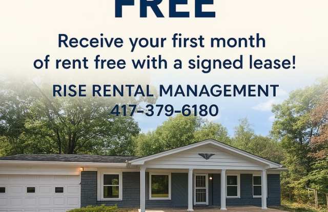 4 Bedroom 3 Bathroom 2 Car Garage - 1677 North State Highway CC, Christian County, MO 65714