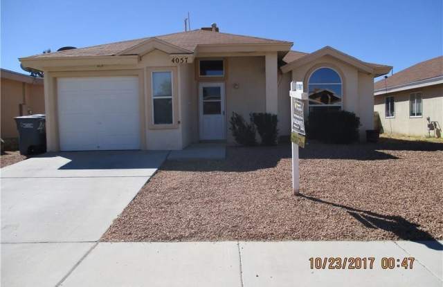 4057 TIERRA BRONCE Drive - 4057 Tierra Bronce Drive, El Paso, TX 79938