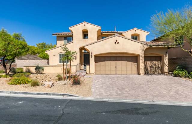 Gated Summerlin West Home with 5 Bedrooms, Den, Loft & Primary Suite Downstairs Gallery 1