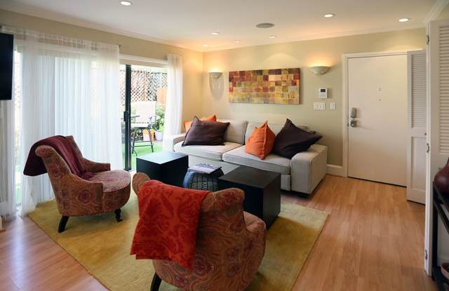OPEN HOUSE: Sunday (10/18) 3:30pm-4pm. Elegant Garden 1BR/1BA, H/W Floors, Deck, Great Location! (2250 North Point Street #7) Gallery 3