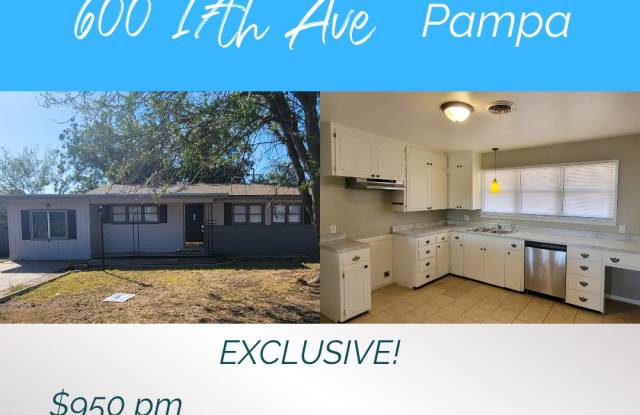 Spring into a new home with May flowers - 600 East 17th Avenue, Pampa, TX 79065