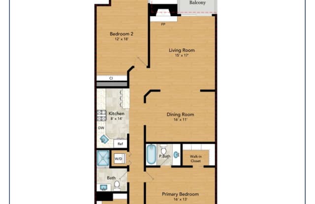 Elegant 2 Bed / 2 Bath ‧ 1,375 sq ft ‧ Balcony + Fireplace — Prime Pacific Heights / Polk Gulch 1860 Washington St, San Francisco, CA 94109 photos photos