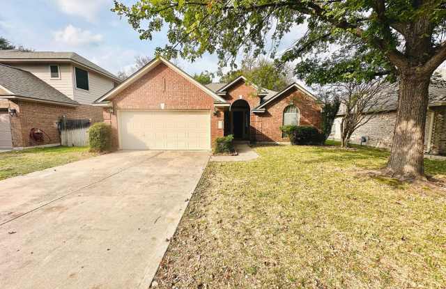 Spacious 3-Bedroom Home in Lakeline Oaks – No Carpet, Private Yard  2-Car Garage! - 1101 Hunter's Creek Drive, Williamson County, TX 78613