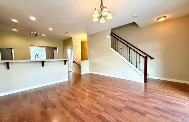 **FREE TWO WEEKS RENT** Sophisticated Beaverton Townhome with Multiple Floor Spacious Layout- Great Natural Light- Soaking Tubs-,Attached Garage- Private Patio- Easy Access to Downtown  Tech Corridor - 409 Northeast Patricia Ann Place, Hillsboro, OR 97006