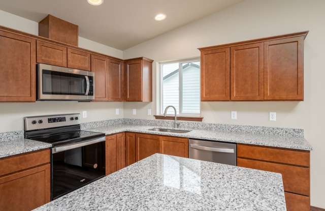3 bed, 2 bath - newer construction with fenced yard! Weekly landscaping included. Gallery 1