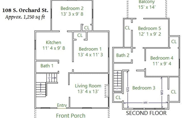 108 S. Orchard St. (5 BR) - Tallard Apartments Gallery 3