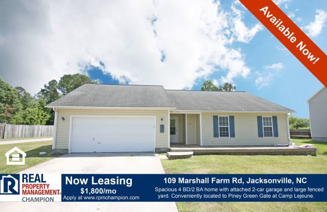 4 BD/2 BA Home w/Fenced Back Yard Close Piney Green Gate of Camp Lejeune photos photos