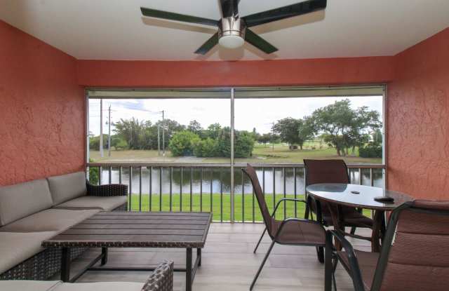 ** 55 AND PLUS QUIET COMMUNITY BY LELY ANNUAL LEASE ** 2/2 2ND FLOOR FURNISHED UNIT ** WATER VIEW BEAUTY ** photos photos