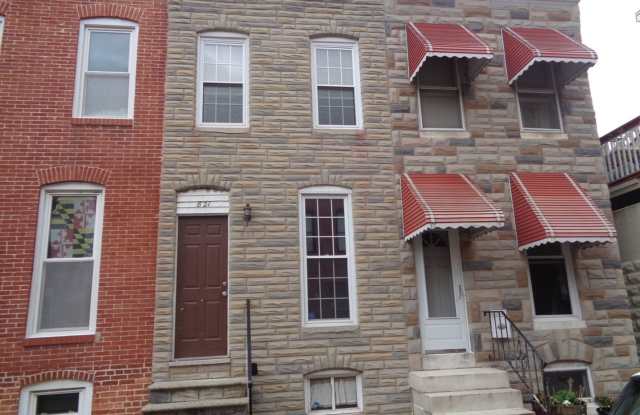 821 S. Robinson St/2 Bed/ 1 Bath Townhouse Townhome in Canton - 821 South Robinson Street, Baltimore, MD 21224