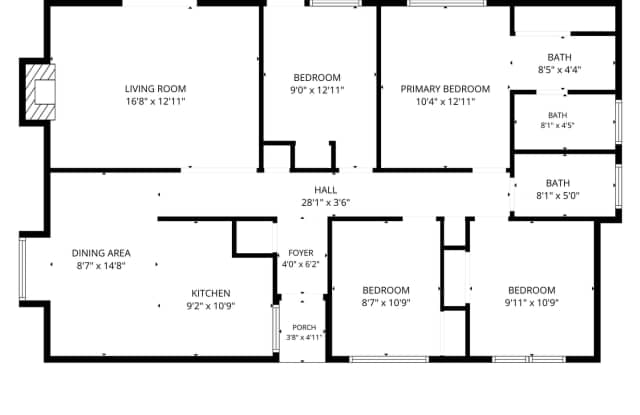 Wonderful 4-Bedroom, 2-Bath Home Gallery 2