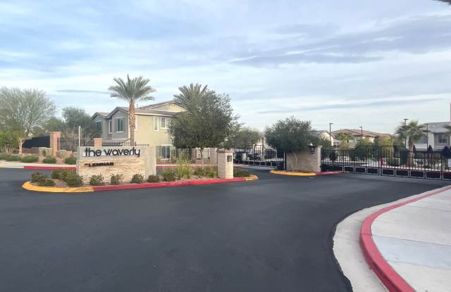 Stylish and move-in ready 2 bedroom (both primary w/own bath  walk in closets), 2 1/2 bath condo w/a 2-car attached garage in the heart of Henderson in gated community. photos photos