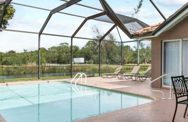 ** ANNUAL ** 4 BEDROOM-2 BATH SINGLE FAMILY HOME WITH PRIVATE HEATED POOL ** GATED COMMUNITY OF BRIARWOOD ** LONG-TERM TENANT ** - 1087 Tivoli Drive, Collier County, FL 34104