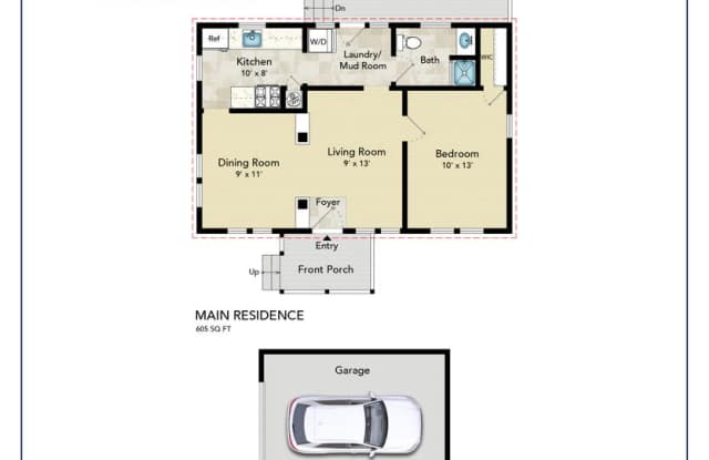 Burlingame Charming One-Bedroom Home - 316 Peninsula Avenue, Burlingame, CA 94010
