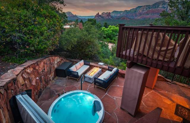 Best Panoramic Views in Sedona, Hot Tub + Firepit! photos photos