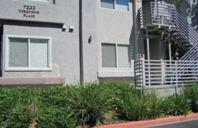 Downstairs two bedroom condo in gated community with attchd garage - 7323 Yorktown Place, Foothill Farms, CA 95842