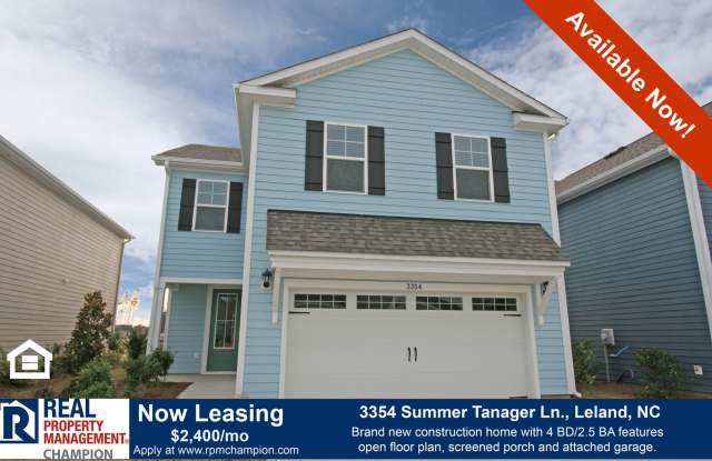 New Construction 4 BD/2.5 BA Home in Leland photos photos