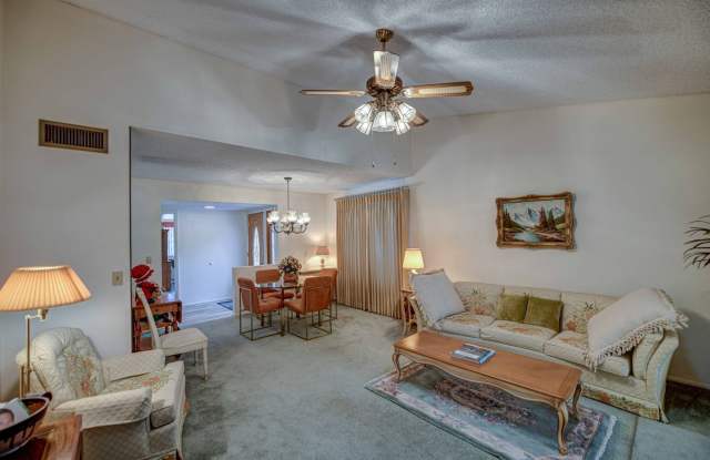 Perfect home for enjoying your winter in Arizona.  2 bed 2 bath on the 14th fairway of Heron Lakes golf course. All in Leisure World a 45+ active adult resort community. Available November 15th to December 16, 2026 only! Gallery 4