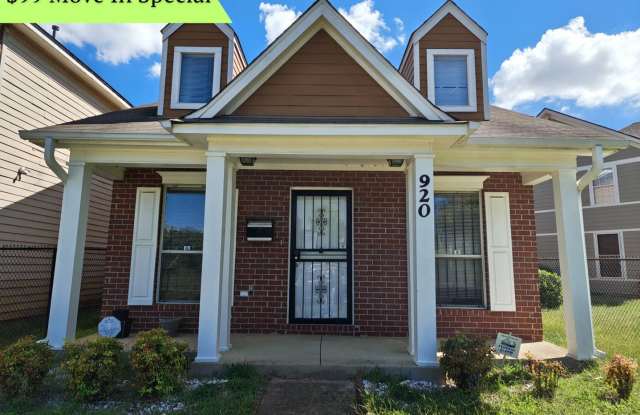 Rent Ready 3 Bedroom 2.5 Bath | South Memphis - $99 Move In Special - 920 Millers Bend Drive, Memphis, TN 38126
