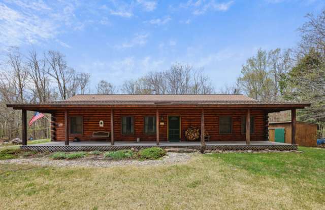 Peaceful Log Home Retreat – Long-Term Becket Rental Near Nature  Culture - 793 George Carter Road, Berkshire County, MA 01223