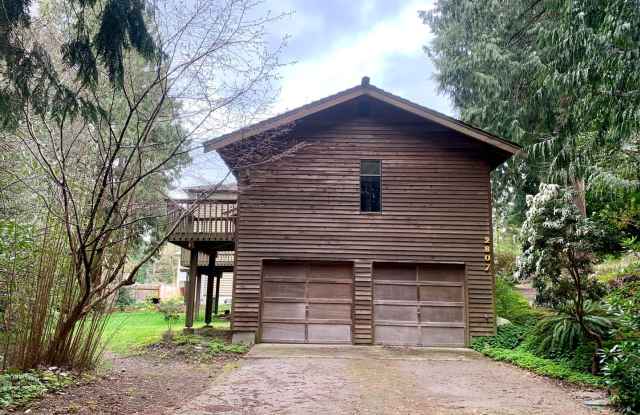 Lake Forest Park Custom Cedar Home Available Now- 3 Bedrooms, Pets OK! - 2807 Northeast 183rd Street, Lake Forest Park, WA 98155