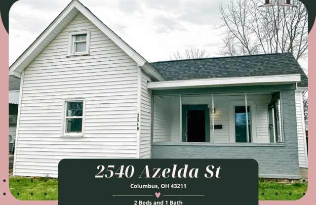 Beautifully Updated 2-Bedroom Ranch – Modern Touches  Spacious Backyard! - 2540 Azelda Street, Columbus, OH 43211