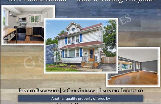 Fantastic 3-Bd Home Rental - Walk to Strong Hospital! photos photos