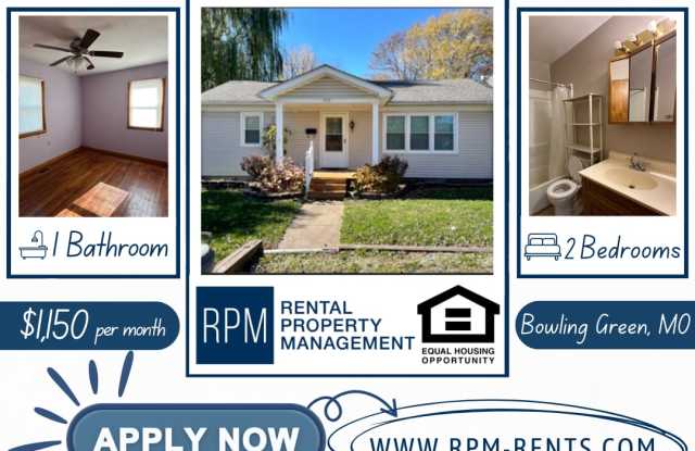 Charming 2 Bed 1 Bath House For Rent in Bowling Green, MO photos photos