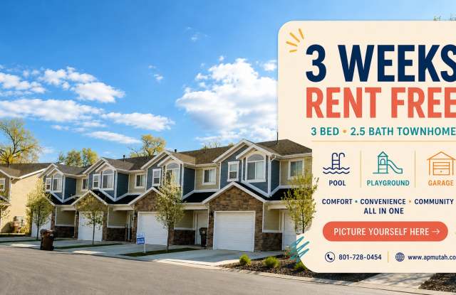 3 Weeks Free on Your Next West Haven Townhome | 3 Bed • 2.5 Bath + Garage & Community Amenities photos photos
