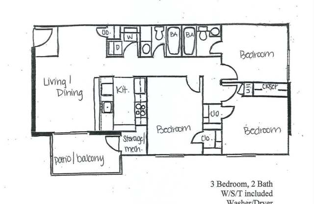 University Place 3 Bedroom 2 Bath Condo Gallery 3