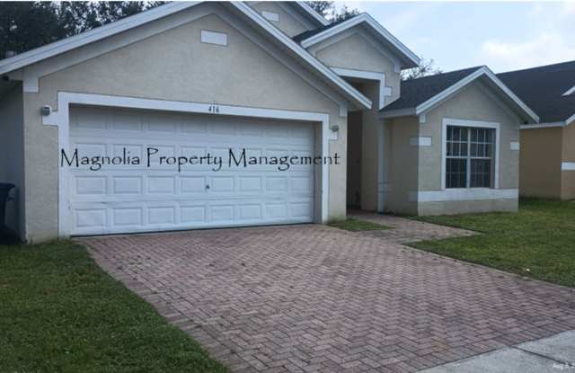 1/2 Month Free-4 Bedroom-Tile Floors - 416 Ashley Place, Haines City, FL 33844