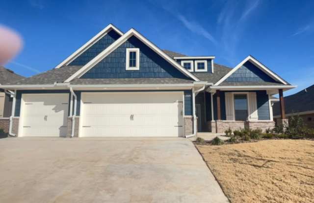 Brand new 4 bedroom home with a bonus room - 3224 Porter Drive, Edmond, OK 73012