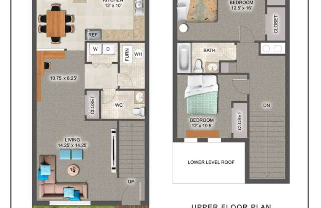 Two Bedroom. 1.5 Bath TOWNHOUSE photos photos