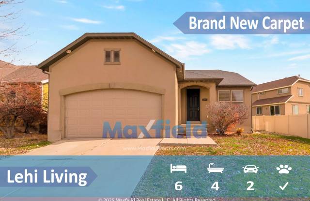 BRAND NEW CARPET - 6BD 4BTH 2GAR - Home in Lehi - 2722 Double Eagle Drive, Lehi, UT 84043