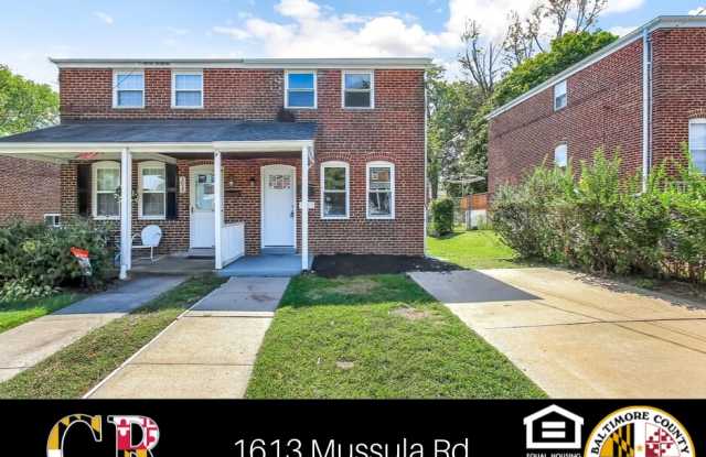 1613 Mussula Rd - 1613 Mussula Road, Towson, MD 21286