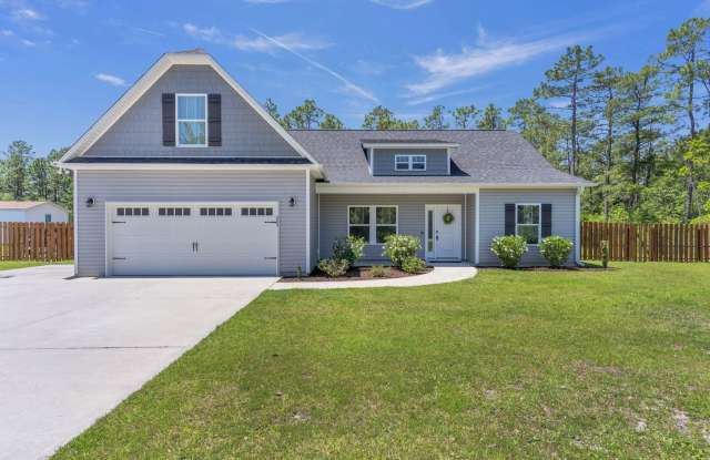 3 Bed 2 Bath + Bonus and HUGE fenced yard - Single Family Home in Hampstead NC Gallery 1