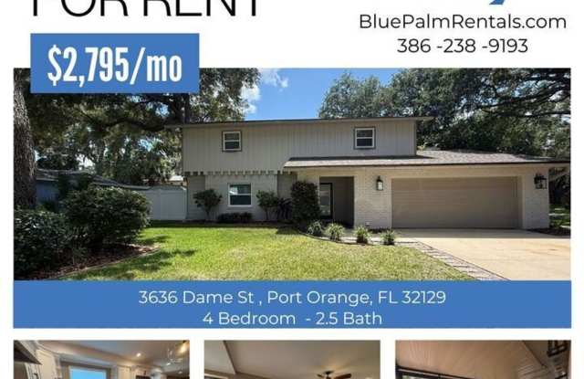 Beautiful Port Orange 4 Bed 2.5 Bath Serene Home Available IMMEDIATELY! photos photos