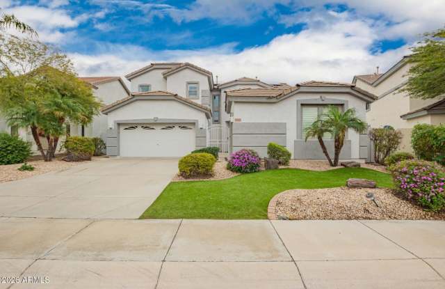 Gorgeous 4 Bed 3 Bath 3.5 Car home + Den + Loft + Solar + SPA in Stetson Valley community in North Phoenix - 5515 West Tether Trail, Phoenix, AZ 85083