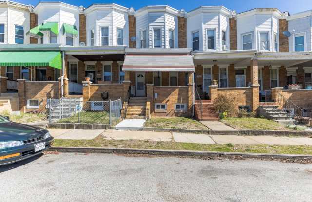 3 bed 2.5 bath rowhome for rent - 3014 Clifton Park Terrace, Baltimore, MD 21213