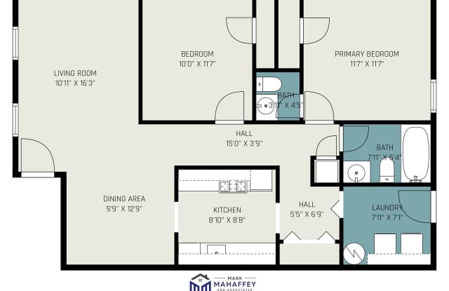 **AVAILABLE JULY 1ST** UPDATED 2 Bed/1.5 Bath Eastside Duplex Gallery 3
