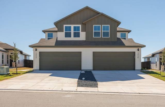 4 Weeks Free!!! Brand New Modern Duplex in Buda with Premium Finishes and Spacious Yard! - 445 Cross Barn Boulevard, Hays County, TX 78610