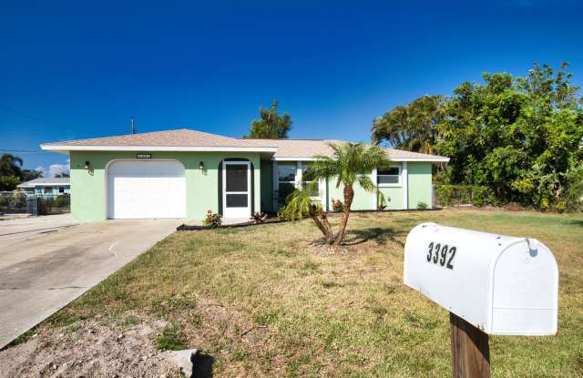 Annual Recently Updated Unfurnished Single Family Home in South Venice! - 3392 Orange Road, South Venice, FL 34293