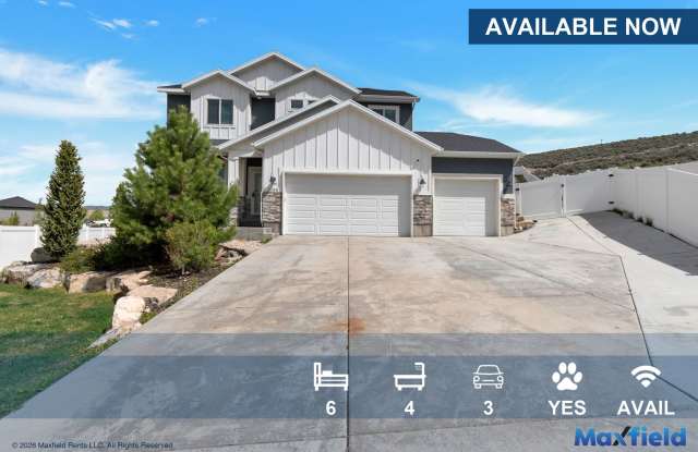 SPACIOUS SIGNLE FAMILY HOME | 6 Bed 4 Bath | 3-Car Garage | Eagle Mountain, UT photos photos