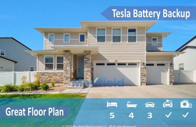 Modern EV Friendly Upgraded 5 BD 4 BA 3 GAR Lehi/Saratoga Springs - 256 Thistle Drive, Saratoga Springs, UT 84045