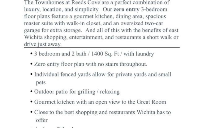 Reeds Cove Townhome - 2124 North 127th Court East, Wichita, KS 67226