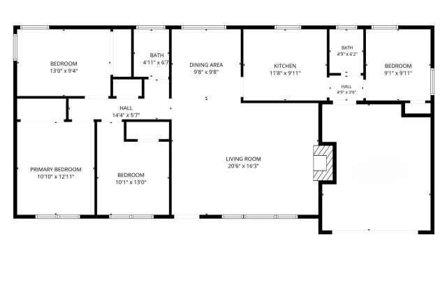 Beautiful 4 Bedroom, 2 Bath Eastside Vallejo Home Gallery 3